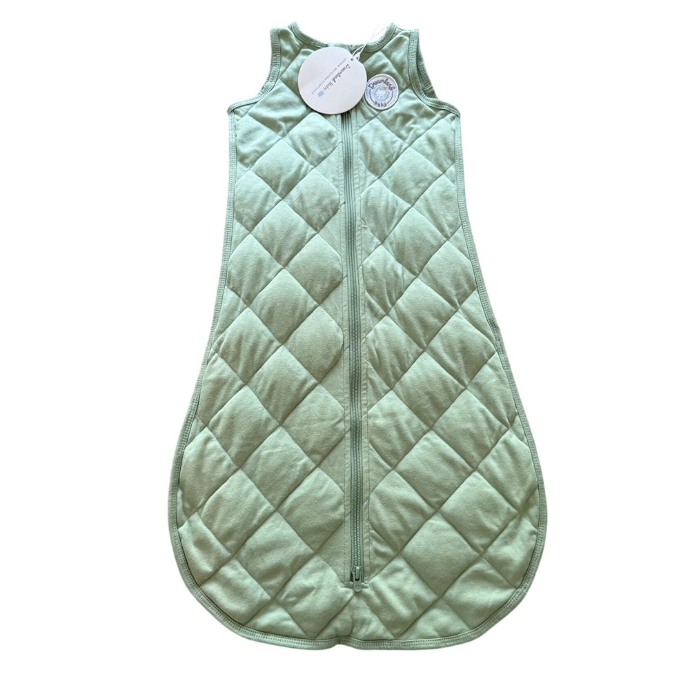 Dreamland Baby Dream Weighted Sleep Sack Sage Green 6-12 Months Quilted Cotton